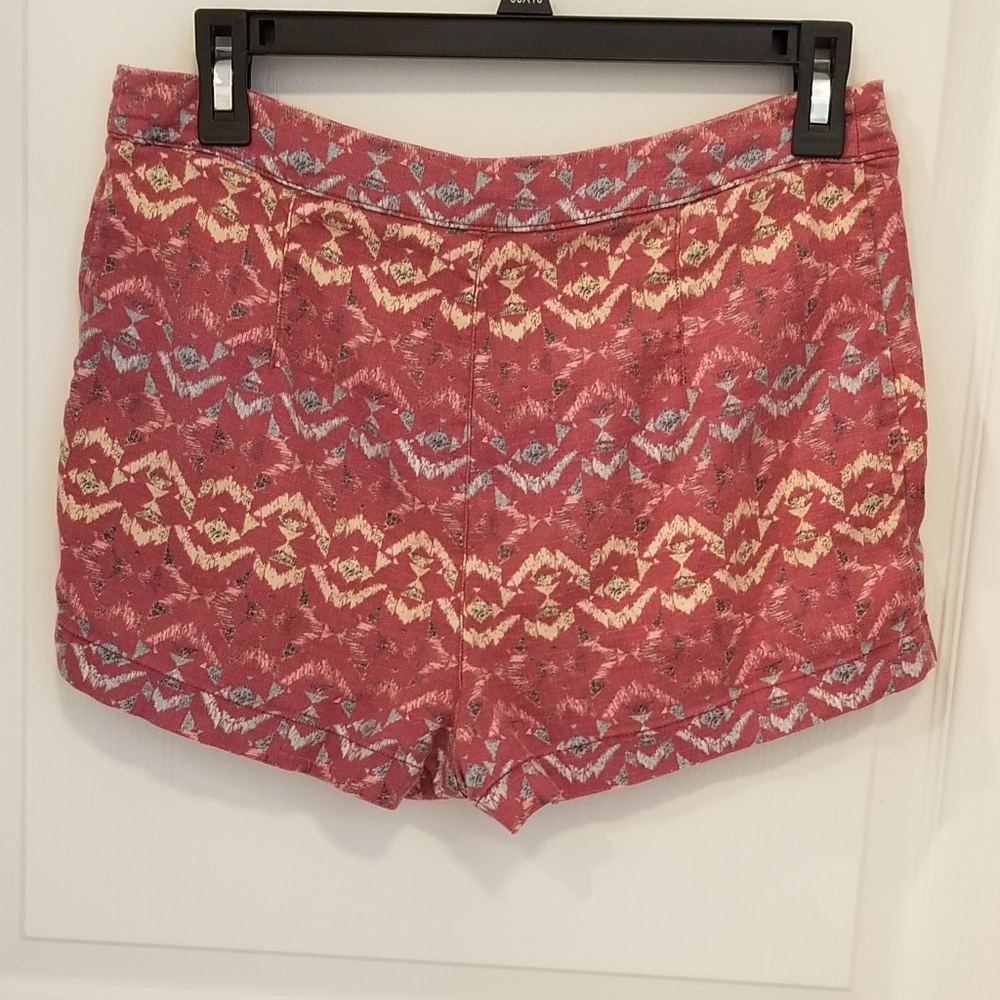 Free People Wild Plum Shorts Pink /Purple Print Size 6 - Picture 6 of 7